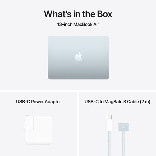 MacBook Air (M4, 2025) in the box